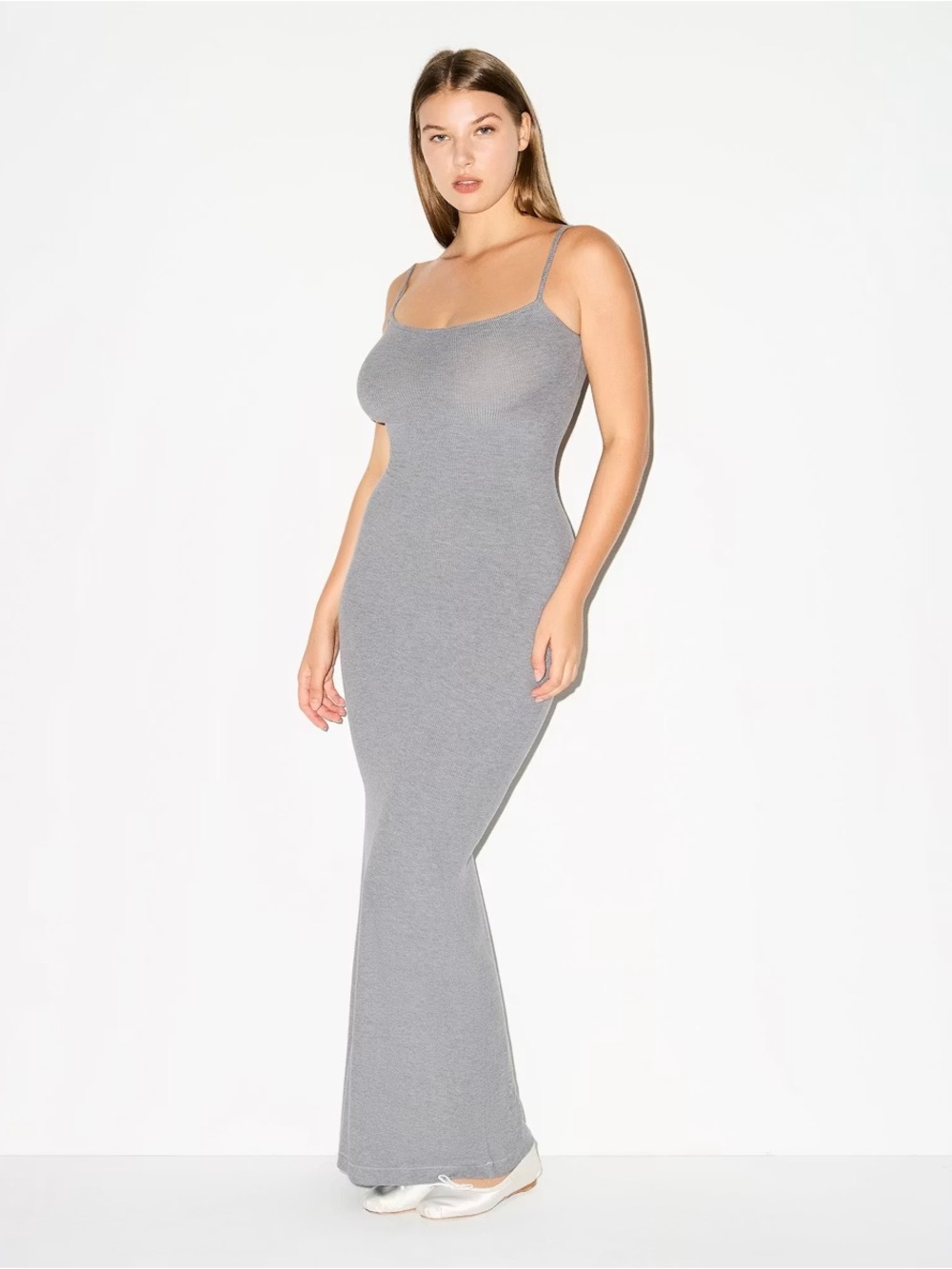 Skims Long Slip Dress